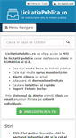 Mobile Screenshot of licitatiapublica.ro